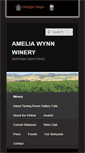 Mobile Screenshot of ameliawynnwinery.com